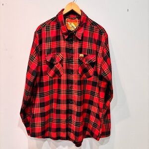 Dixxon Menace Plaid Flannel Long Sleeve Shirt Men’s Size XL ( PILLING )